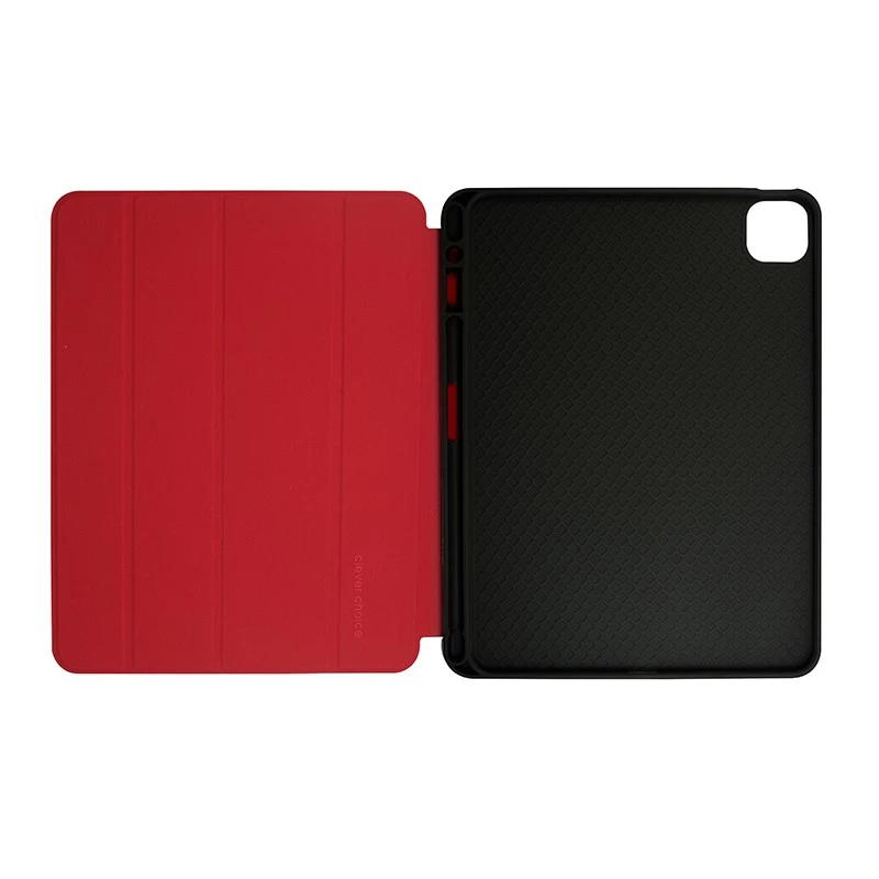 „Crong Flexfolio“ aplanko tipo dėklas 27,7 cm (10,9 colio) skirtas „iPad 11 Pro Air“ raudonas