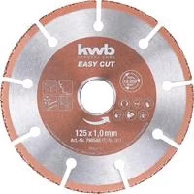 Karbido pjovimo diskas KWB EASY CUT Universal 12.5 cm