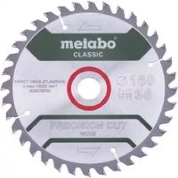 Diskinis pjūklo diskas Metabo PRECISION CUT WOOD CLASSIC 160 x 20 x 1,4 mm, 36 dantys