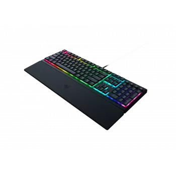 Laidinė žaidimų klaviatūra Razer Ornata V3 — membraninė‑mechaninė hibridinė, RGB LED apšvietimas, USB
