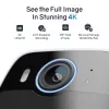 Safemo SC1 SolarCam, 4K UHD vaizdo įrašas, 8× priartinimas, 132° vaizdas, naktinis matymas, „Wi-Fi“ 2,4 GHz, 1,5 W saulės, balta