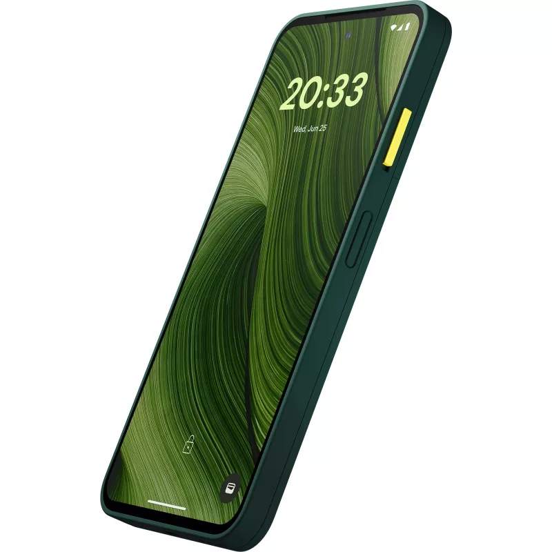 „Fairphone The“ (6 karta) 16 cm (6,31 inch) dviejų SIM kortelių „Android 15“ 5G USB Type-C 8 GB 256 GB 4415 mAh žalia