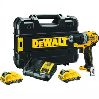 Akumuliatorinis atsuktuvas DeWALT DCD701D2-QW, 12 V, 1500 aps./min., 57,5 N·m, 2x2 Ah baterijos