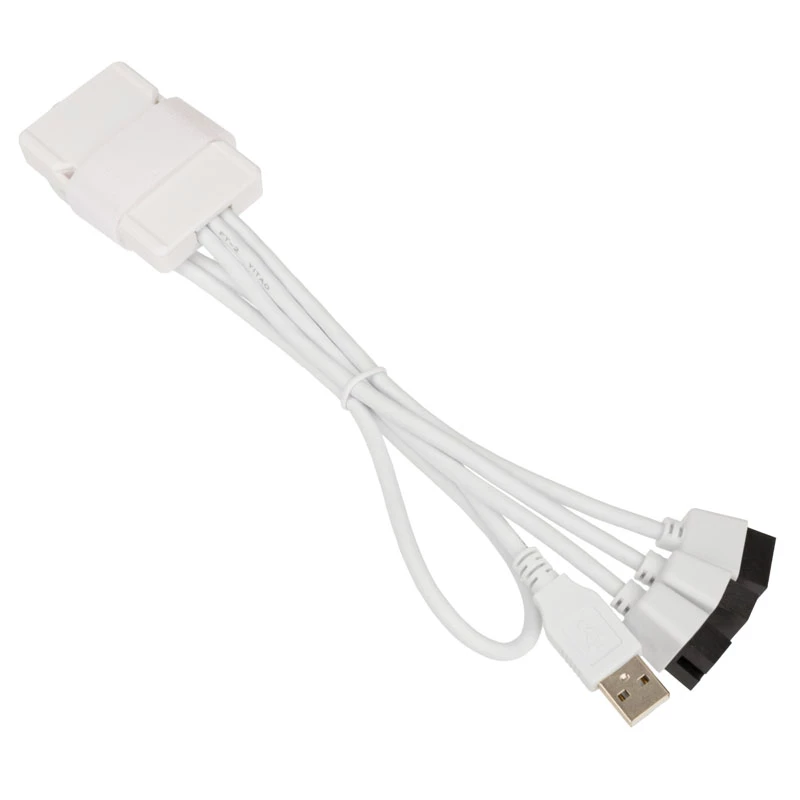 USB šakotuvas Lian Li PW-U2TPAW Type A kištukas 1 į 3 IDC 9 kontaktų