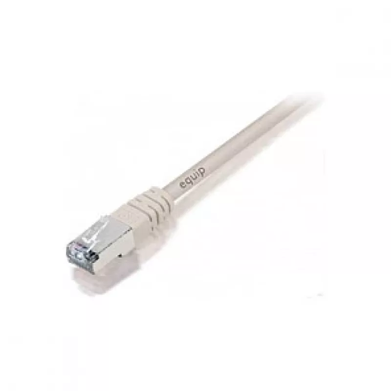 Tinklo komutacinis kabelis EQUIP Cat.5e SF/UTP 10 m, RJ-45 į RJ-45, smėlio spalvos