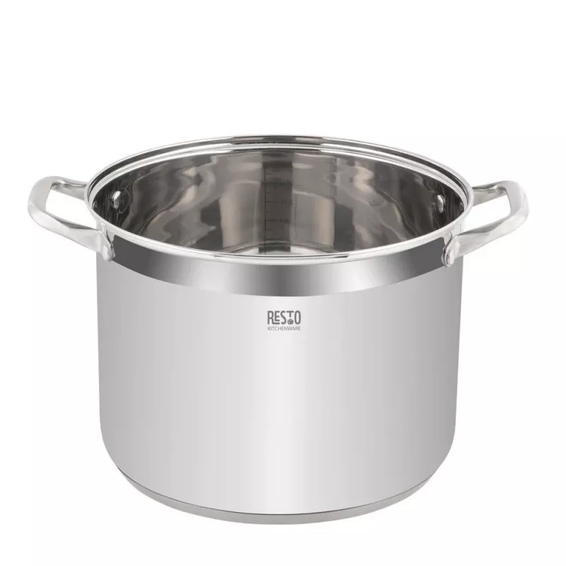 Resto Kitchenware Libra 13 L Apvalus Nerūdijančio Plieno Puodas 22 cm