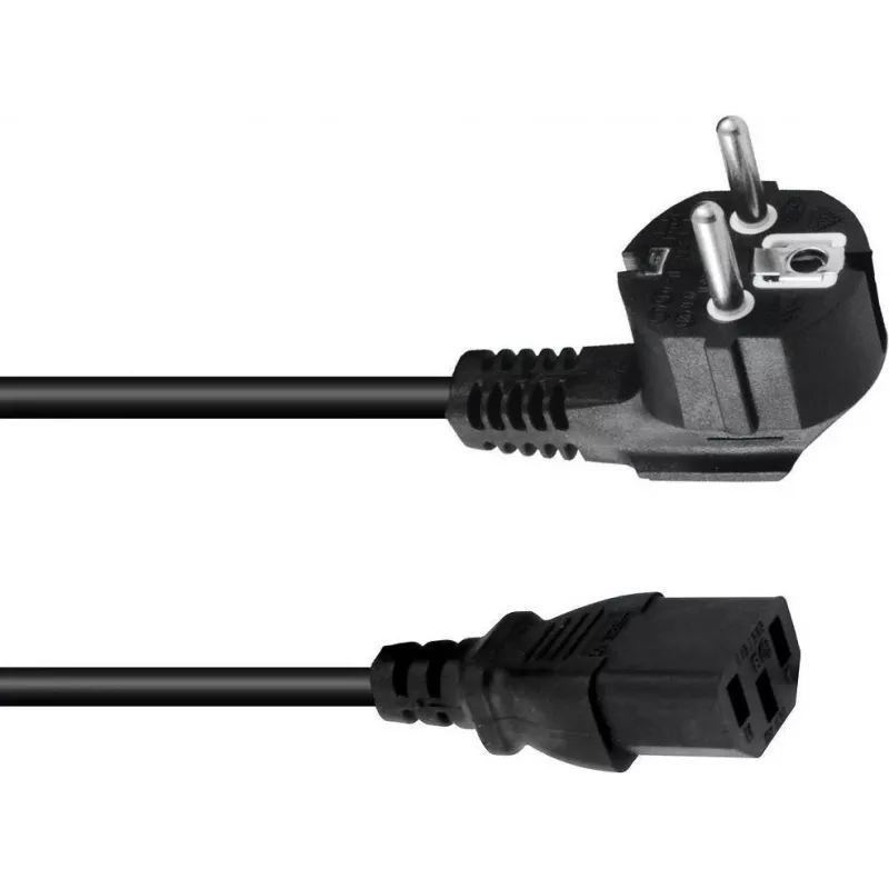 Maitinimo kabelis Omnitronic 3023520L, IEC C13 į tinklą, 3 x 0,75 mm², 0,6 m, juodas
