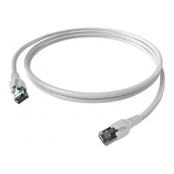 Easylan CP1KWBWBW0050 RJ45 tinklo kabelis, komutacinis kabelis CAT 6a S/FTP 5 m baltas 1 vnt.