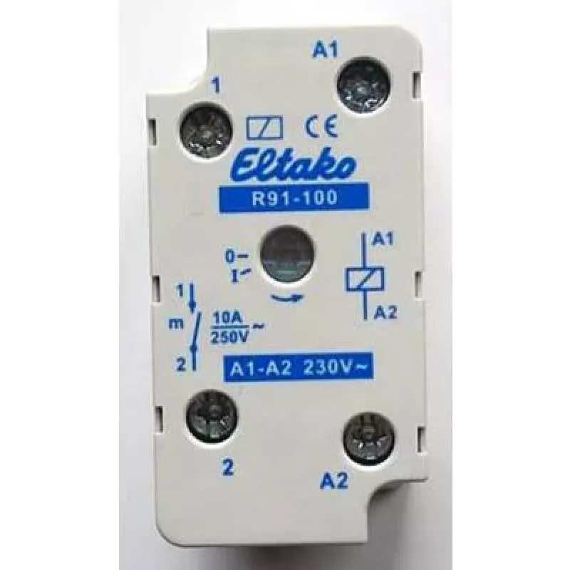 R91-100-230V - Perjungimo relė - 1 normaliai atviras kontaktas 230V (91100430)