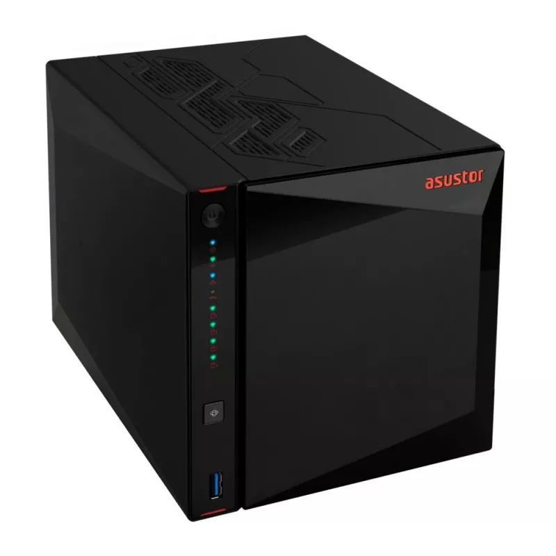 Asustor AS5404T NAS / saugyklos serveris Intel® Celeron® N5105 4 GB DDR4 0 TB ADM juodas
