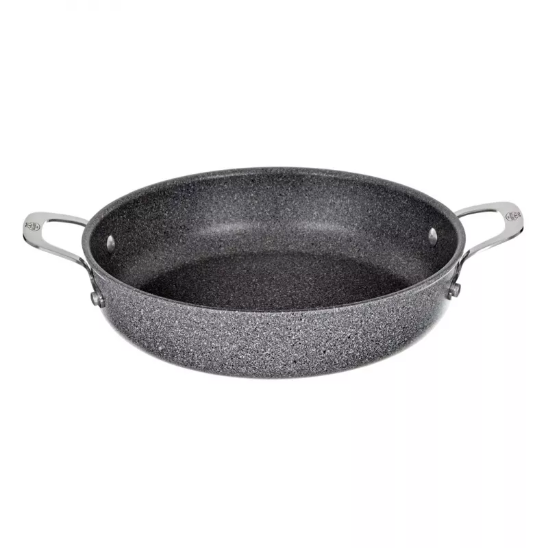 Indukcinė gili keptuvė su 2 rankenomis BALLARINI Salina Granitium 24 cm 75002-811-0