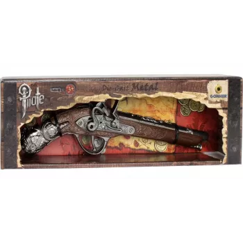 Metalinis piratų pistoletas Gonher modelis 239863 - metalinis žaislinis pistoletas