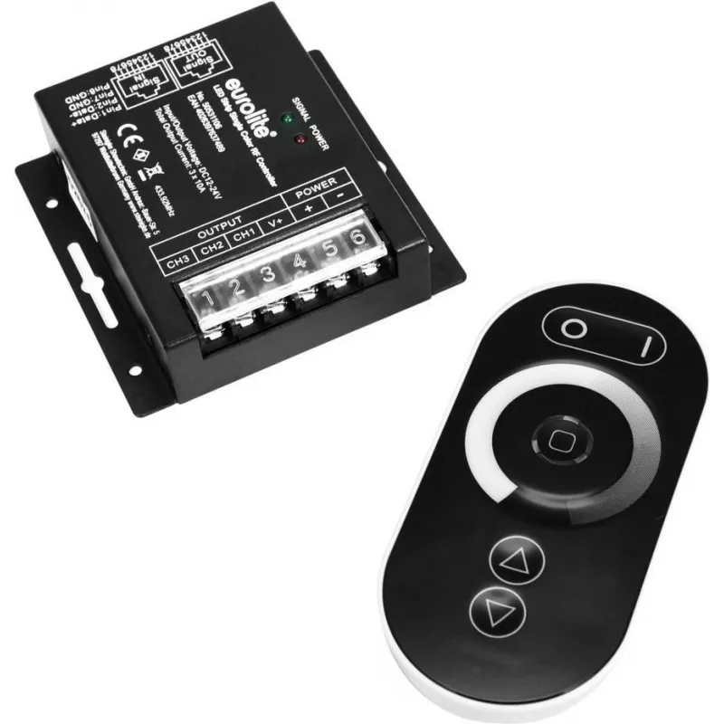 LED juostelių valdiklis EUROLITE 50531106 RF valdymas vienspalvėms LED juostelėms