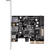 SilverStone ECU05 - USB adapteris - PCIe 2,0 x2 Low Profile - USB 3,1 Type C x 1 + USB3.0 x 2 + USB3.0 (vidinis) x 2 (SST-ECU05)
