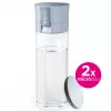 Filtruojantis butelis BRITA Vital Pastel Blue 600 ml su 2 MicroDisc filtrais, be BPA, tinkamas plauti indaplovėje
