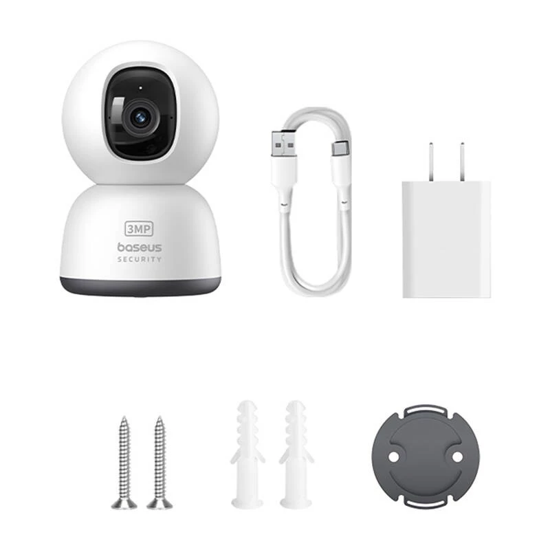 Baseus P1 Lite 2K vidaus kamera (balta)