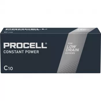C baterija Duracell Procell MX 1400 (dydis C), pakuotėje 10 vnt.