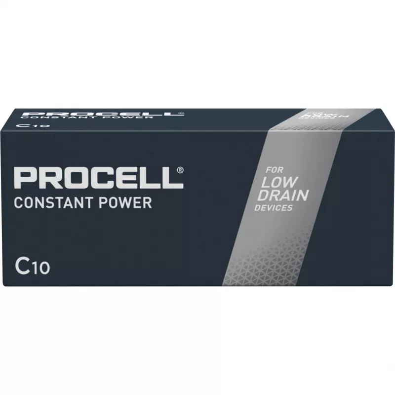 C baterija Duracell Procell MX 1400 (dydis C), pakuotėje 10 vnt.