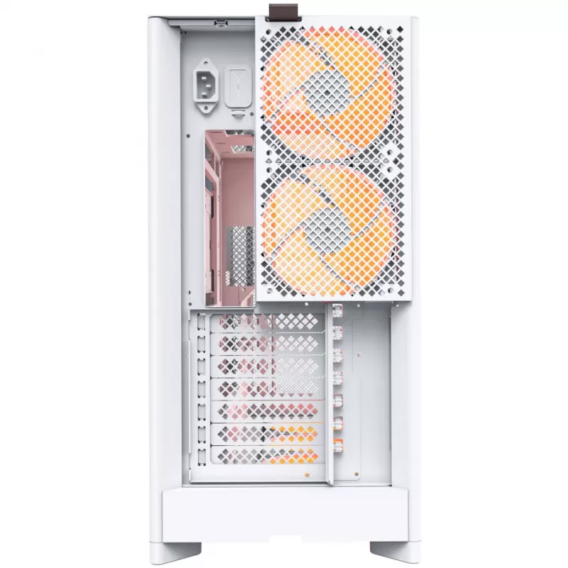 PC korpusas Montech HS01 PRO Midi Tower Balta