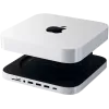 Satechi USB Type-C aliumininis stovas ir šakotuvas, skirtas Apple Mac mini (sidabrinis)