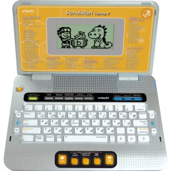 Mokomasis nešiojamasis kompiuteris VTech Schulstart Laptop E vaikams nuo 6 iki 8 metų, sidabrinis, interaktyvus mokymosi žaislas
