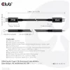 CLUB3D USB4 Gen3x2 Type-C dvikryptis kabelis 8K60Hz, Duomenys 40Gbps, PD 240W(48V/5A) EPR M/M 2m / 6.56ft