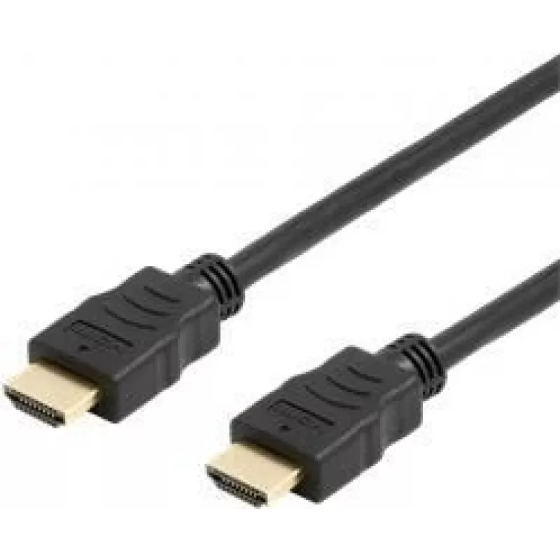 HDMI laidas Deltaco HDMI-1010D-DO 1m 2 x HDMI Type A standartinis juodas