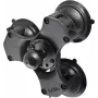 RAM Mounts užsukamo trigubo siurbtuko rutulinis pagrindas 3,81 cm, juodas