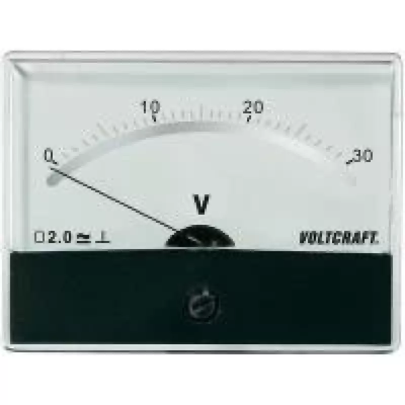 Voltcraft AM-86X65/30V/DC montavimo matavimo prietaisas AM-86X65/30V/DC 30 V magnetoelektrinis matuoklis (AM-86X65/30V/DC)