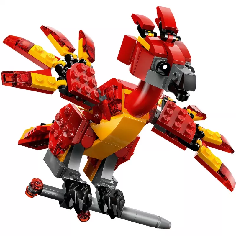 Sukonstruojamas LEGO Fawkes'as – Dumbledore Fenikso modelis 76448, 299 detalės, 160 mm aukštis, amžius 8+