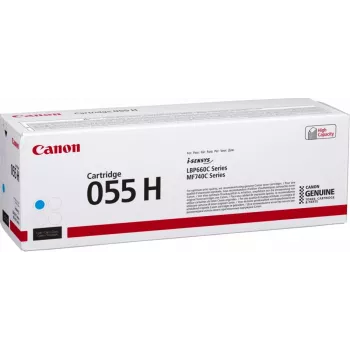 Canon 055H dažų kasetė 1 vnt. Originali žydra