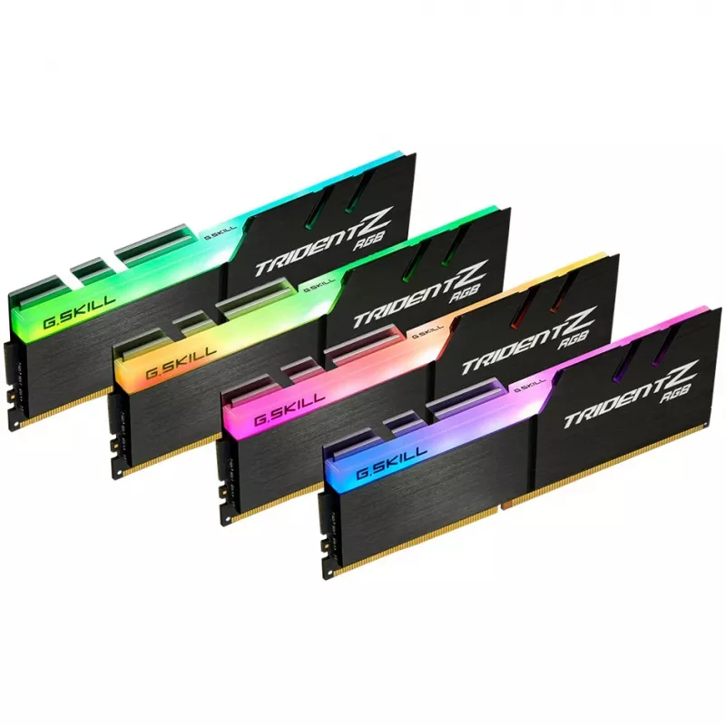 DIMM 32 GB DDR4-3600 (4x 8 GB) Quad-Kit, atmintinė juoda, F4-3600C16Q-32GTZRC, Trident Z RGB, INTEL XMP