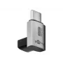Goobay USB-C adapteris, vertikalus 90° pasukamas, USB4 - kištukas > (74444)