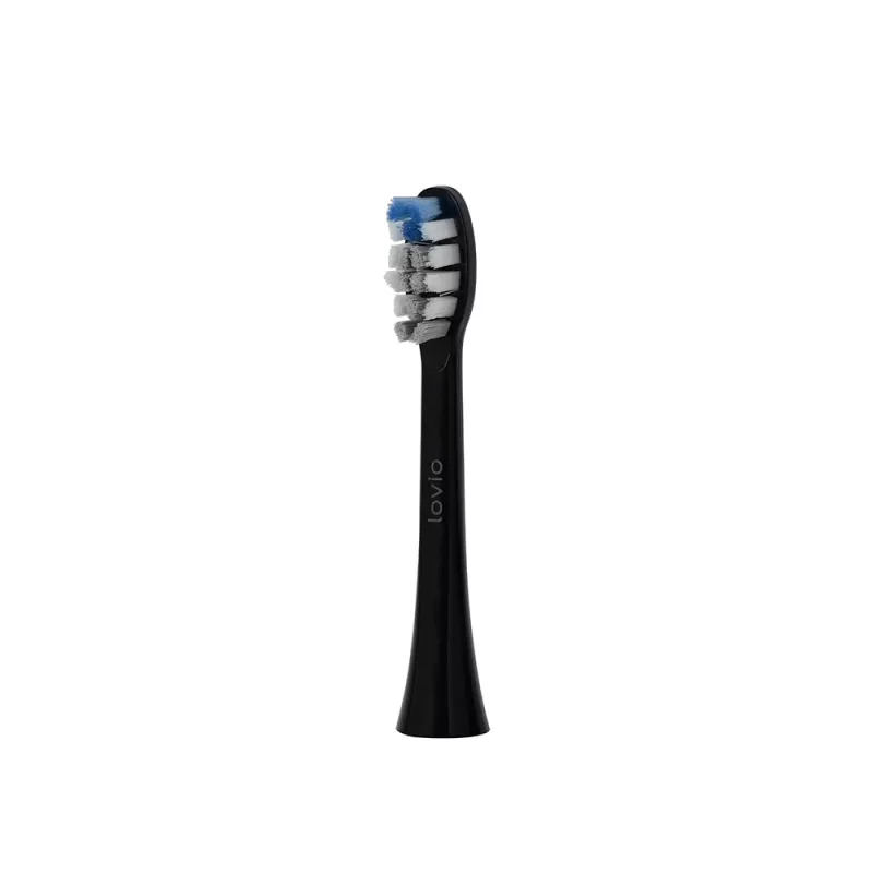 Dantų šepetėlio keičiamos galvutės No name LOVIO_SonicProtect PRO vidutinio kietumo šereliai 5 vnt. LVTB124BK-HM