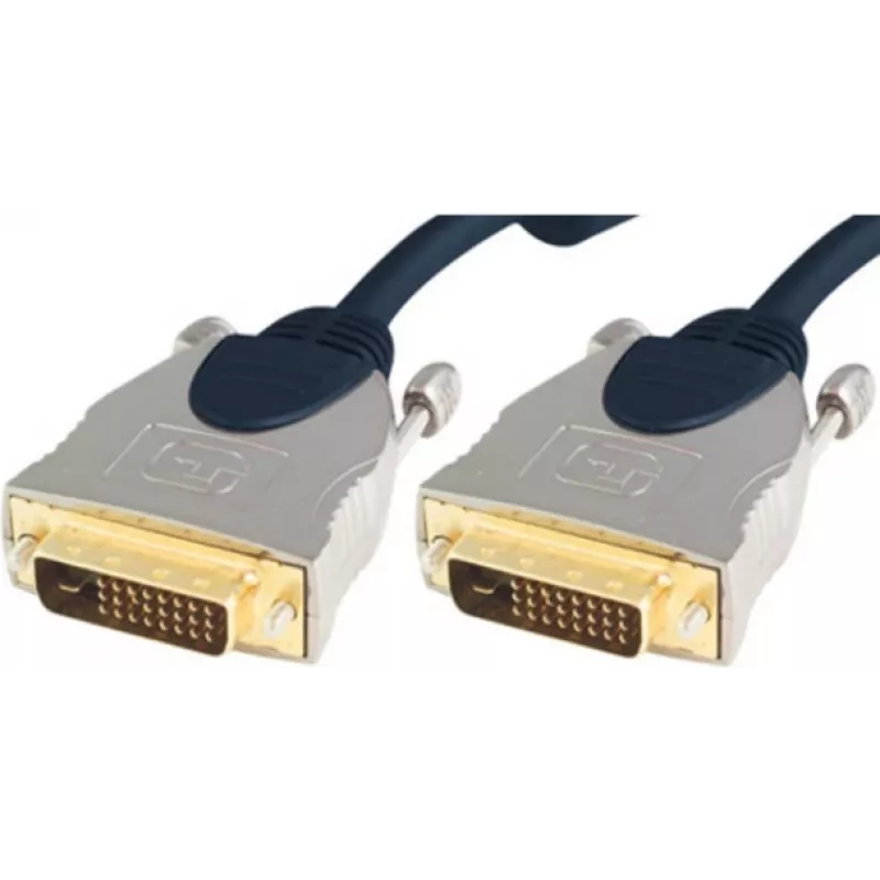 shiverpeaks sp-PROFESSIONAL DVI kabelis 2 m DVI-D mėlynas - chromuotas (SP77442)