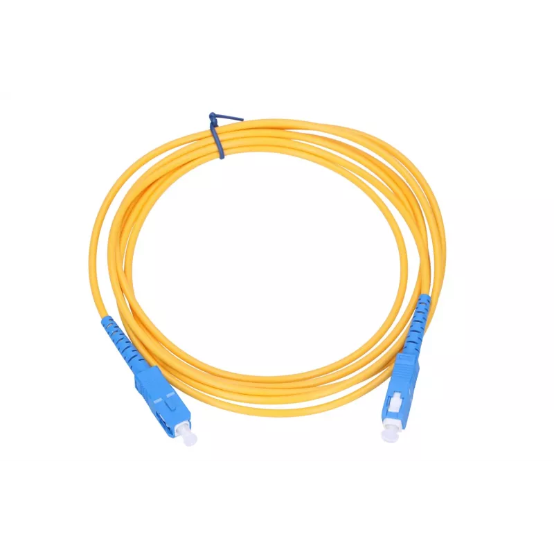 Extralink Patchcord SC/UPC-SC/UPC, Single-mode, Simplex, G.657A1, 3mm, 2m