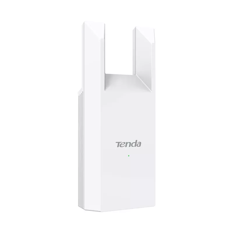 Tinklo kartotuvas TENDA T10 2,4 GHz Wi‑Fi 4, 300 Mbps, 2 išorinės antenos, 1x RJ-45, baltas