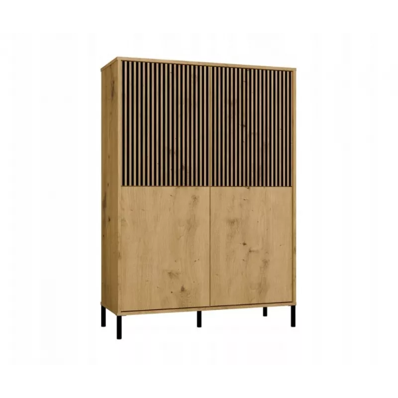 KAMARO 4DK plonas/GŁ ąžuolas ARTISAN DISPLAY CABINET