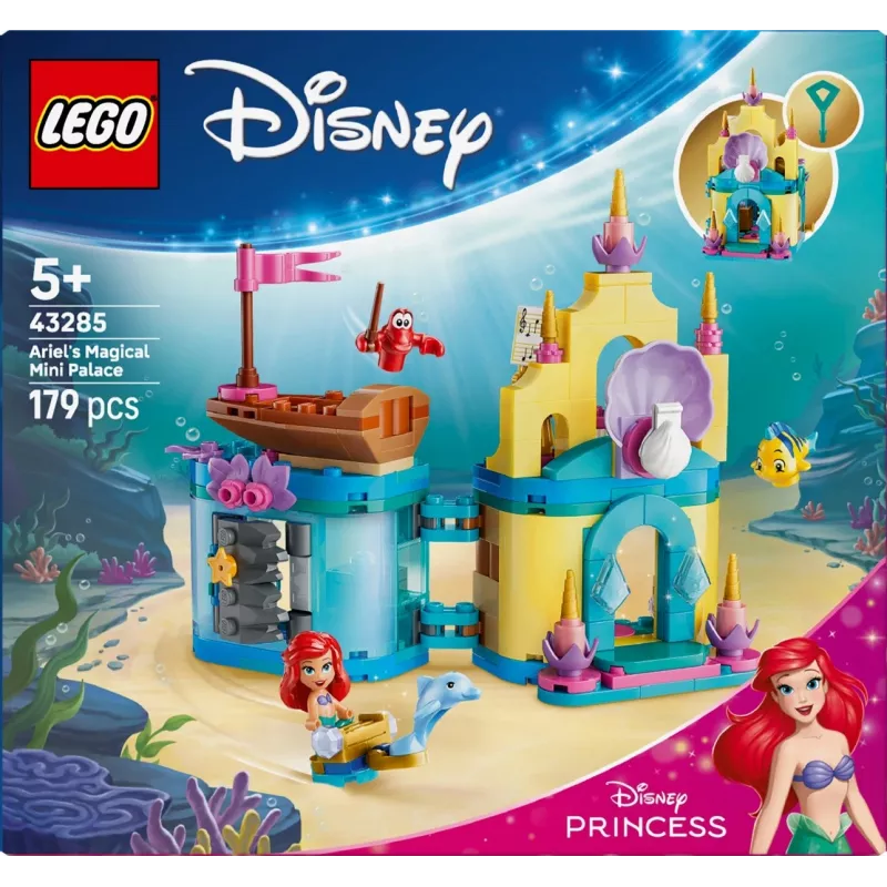 Blocks Disney 43285 Arielės stebuklingi mini rūmai