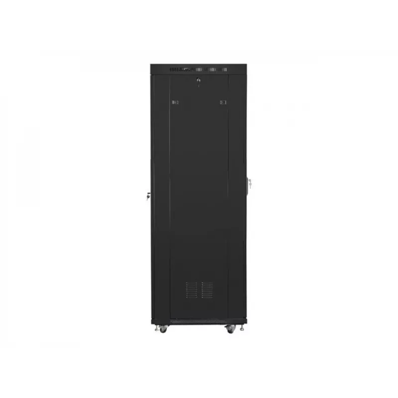 Laisvai pastatoma spinta LANBERG 42U FF01-6842-12BL 600×800×2127,5 mm, 1200 kg, IP20, raktinis užraktas, ratukai