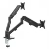 Maclean 2 monitor mount, gas spring, 17-32, 2-10kg, Juoda, MC-134