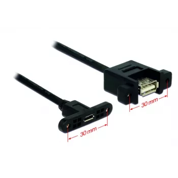 USB laidas Micro-USB B į USB A DeLOCK 85109 0,25 m