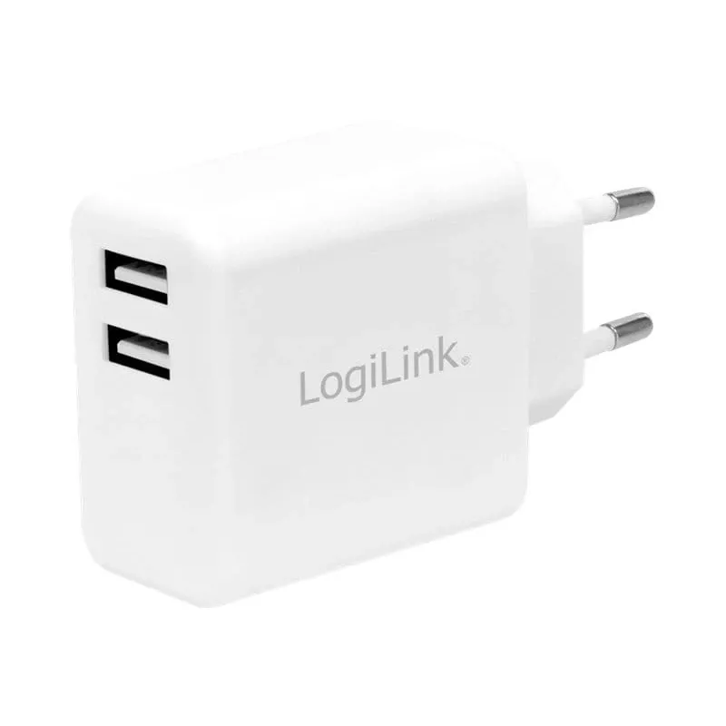 LogiLink maitinimo blokas - 12 W - 2,4 A - 2 išvesties prievadai (USB)