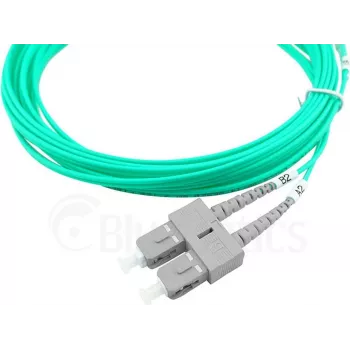 Optinis komutacinis kabelis CBO BlueOptics SFP3233EU1MK 1 m OM3 SC–ST žalios spalvos