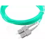 Optinis komutacinis kabelis CBO BlueOptics SFP3233EU1MK 1 m OM3 SC–ST žalios spalvos