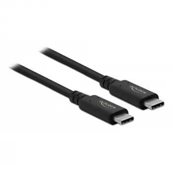 Delock - USB laidas - USB-C (V) į USB-C (V) - USB4 / Thunderbolt 3 / DisplayPort - 20 V - 5 A - 80 cm - palaiko Power Delivery 3.0, palaiko 8K 60 Hz (7680 x 4320), palaiko