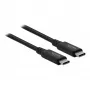 Delock - USB laidas - USB-C (V) į USB-C (V) - USB4 / Thunderbolt 3 / DisplayPort - 20 V - 5 A - 80 cm - palaiko Power Delivery 3.0, palaiko 8K 60 Hz (7680 x 4320), palaiko