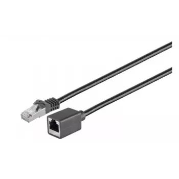 Microconnect STP602SEXT tinklo kabelis Juodas 2 m Cat6 F/UTP (FTP)