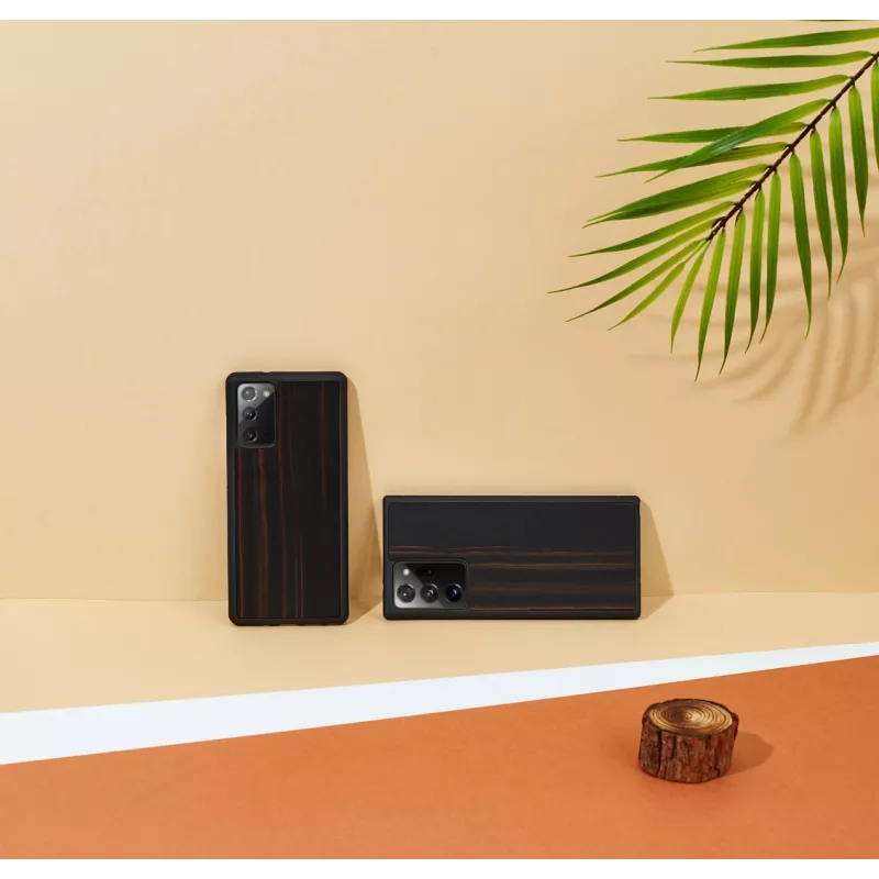 Apsauginis telefono dėklas „man and wood“, skirtas „Samsung Galaxy Note 20 Ultra“ – juodmedžio juoda