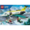 LEGO City avarinis lėktuvas 60465 – mažas gelbėjimo orlaivio konstravimo rinkinys, 403 dalys, 4 minifigūrėlės, amžius 6+